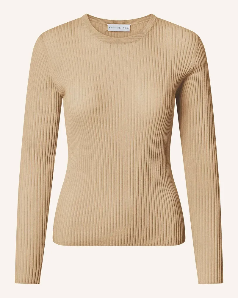 KIEFERMANN Pullover Chipuna Aus Merino beige Camel