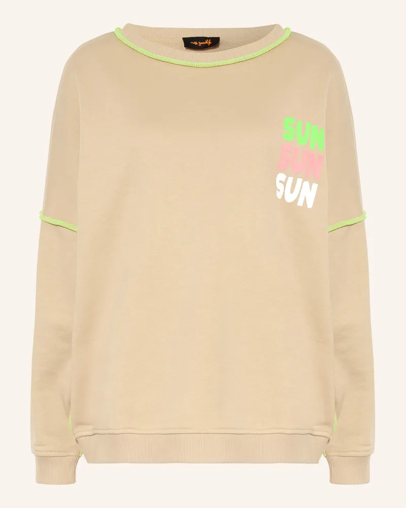 Miss Goodlife Sweatshirt Hellbraun