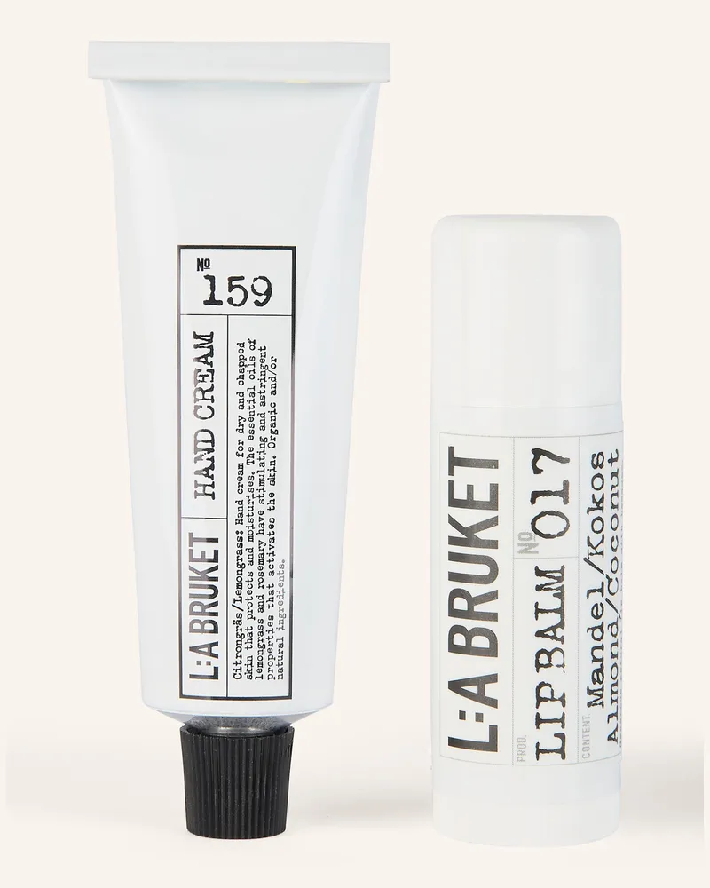 L:A Bruket Set: Lippenpflege 017 und Handcreme 159 Weiss
