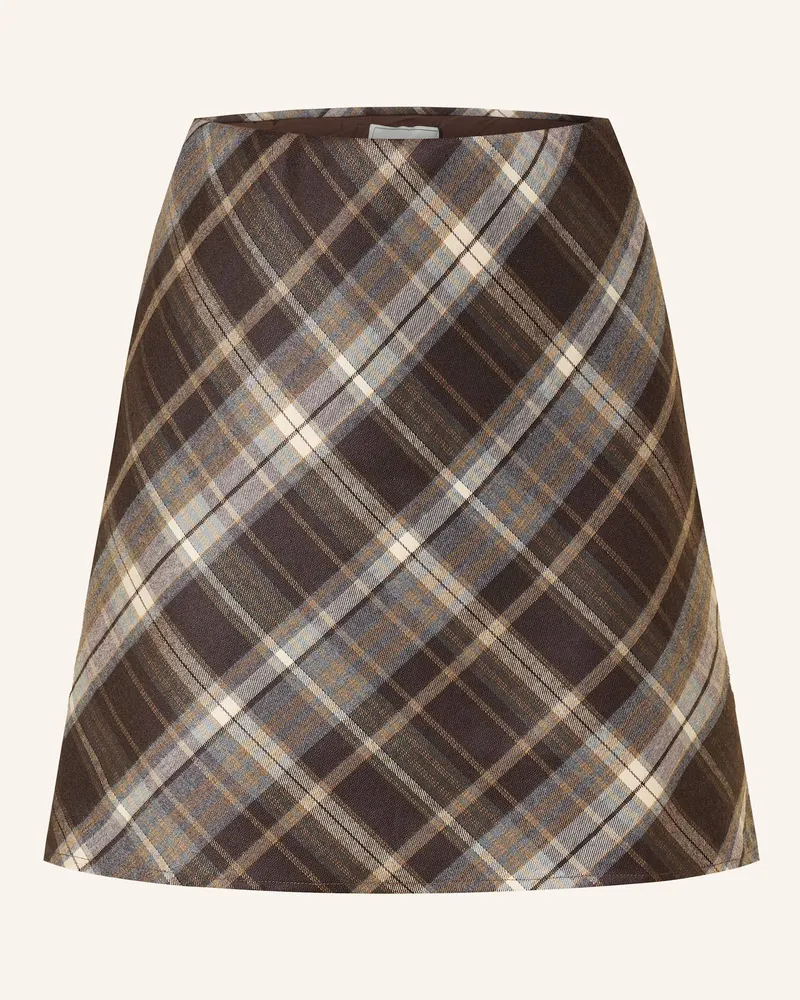 Neo Noir Flanellrock Lunna braun Dunkelbraun