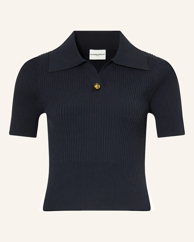 Claudie Pierlot Strickshirt Dunkelblau