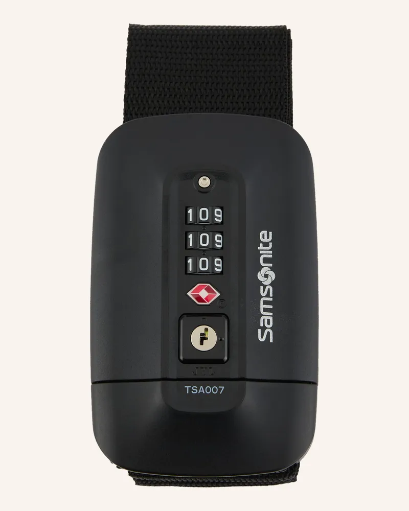 Samsonite Gepäckgurt Ta Revolution Mit Tsa-Schloss schwarz Schwarz