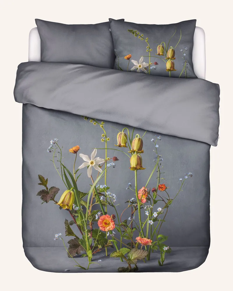 Essenza Bettwäsche Ficara Zum Wenden grau Grau