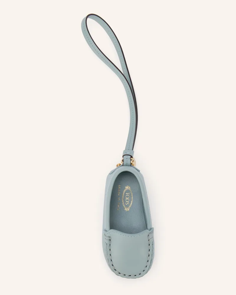 TOD'S Taschenanhänger Gommini Metal Dots Mit Nieten blau Hellblau