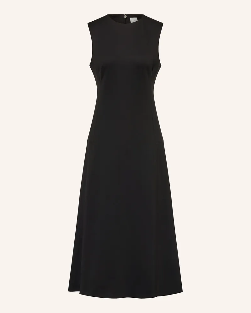 Calvin Klein Kleid Scuba schwarz Schwarz