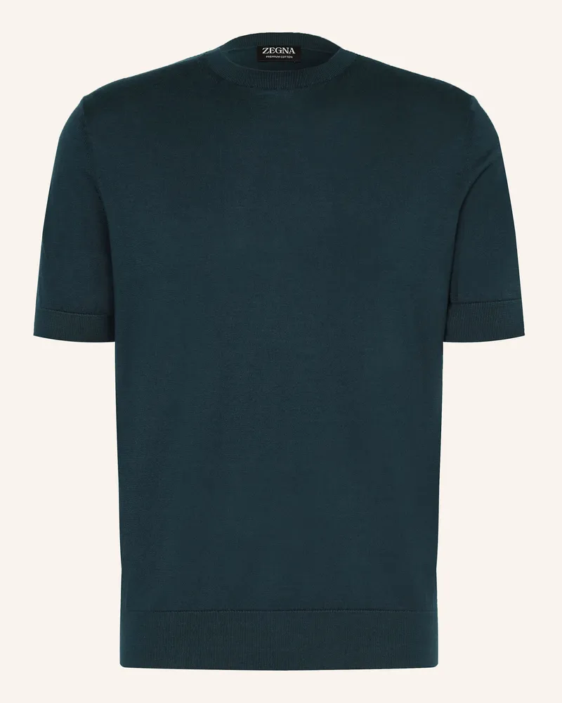 Ermenegildo Zegna Strickshirt Petrol