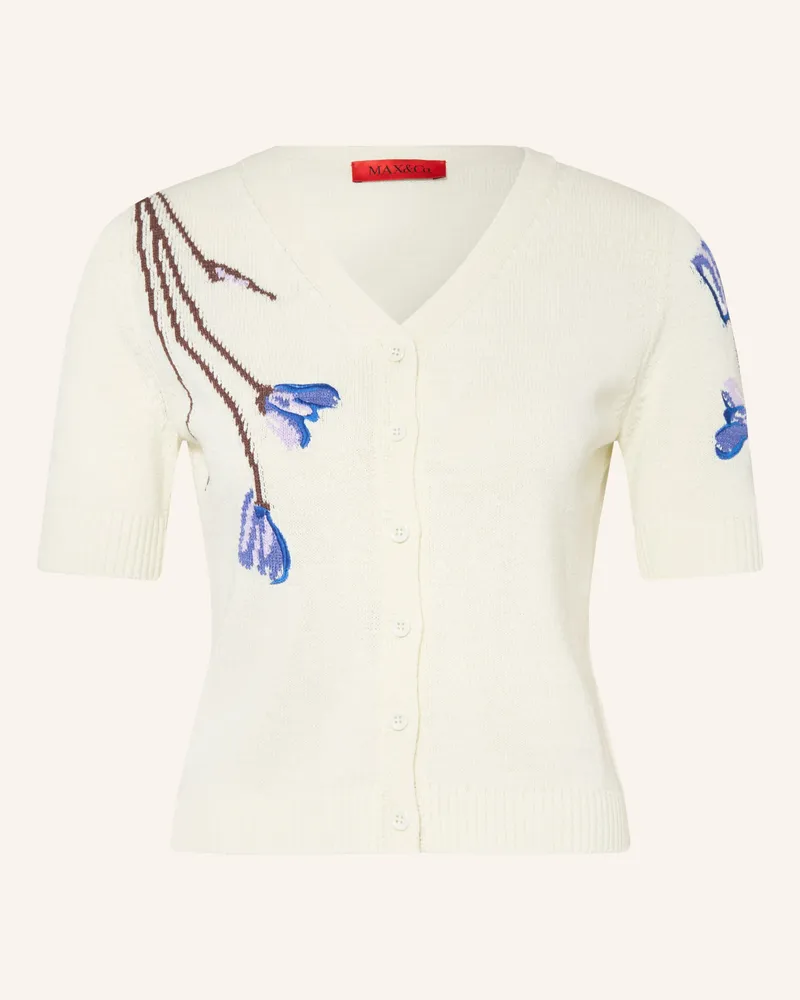 MAX&Co. Strickjacke Mcoranch gelb Ecru