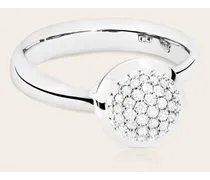 Ring RING BOUTON SMALL DIAMOND PAVÉ aus 18K
