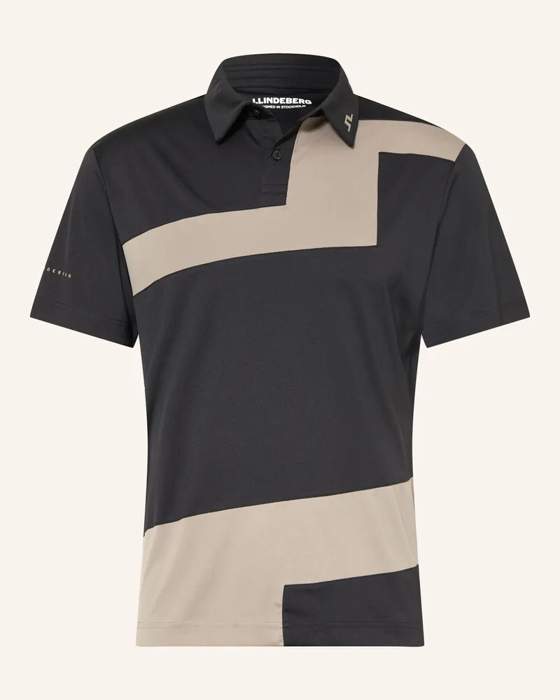 J.Lindeberg Jersey-Polopshirt schwarz Schwarz