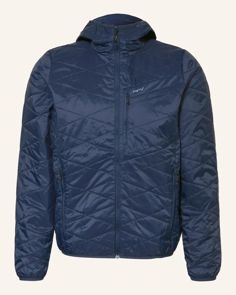me°ru' Steppjacke ITHARI zum Wenden Dunkelblau