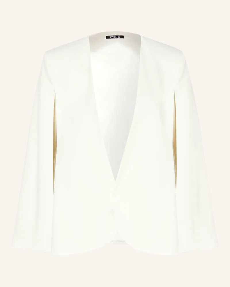 Swing Blazerweste weiss Weiss