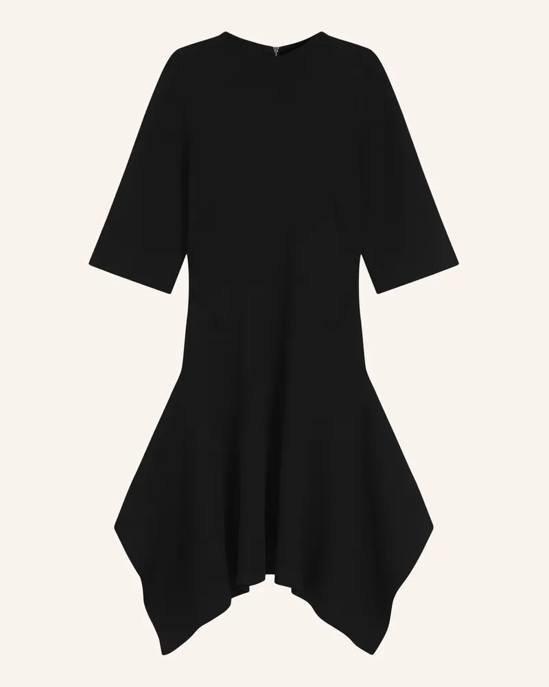 HUGO BOSS Gestricktes Kleid Flaris Slim Fit schwarz Schwarz