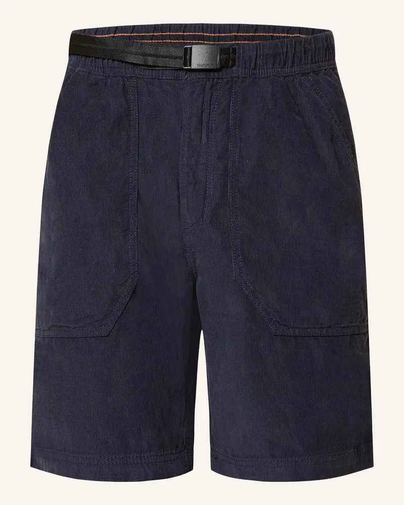 Napapijri Cordshorts N-Murlo Relaxed Fit blau Dunkelblau