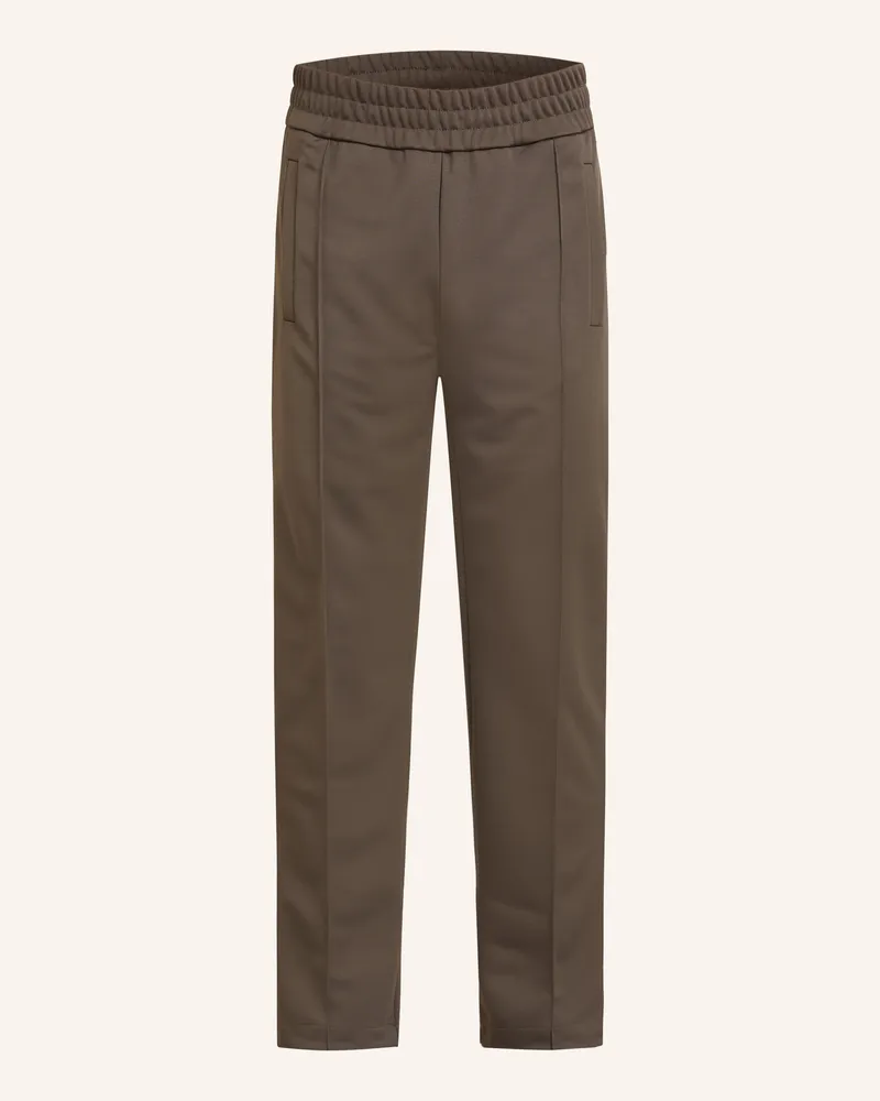 Palm Angels Hose im Jogging-Stil Slim Fit Dunkelbraun