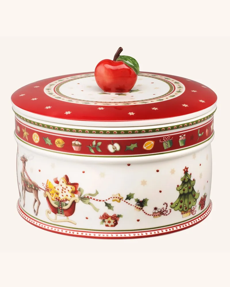 Villeroy & Boch Keksdose Winter Bakery Delight rot Rot