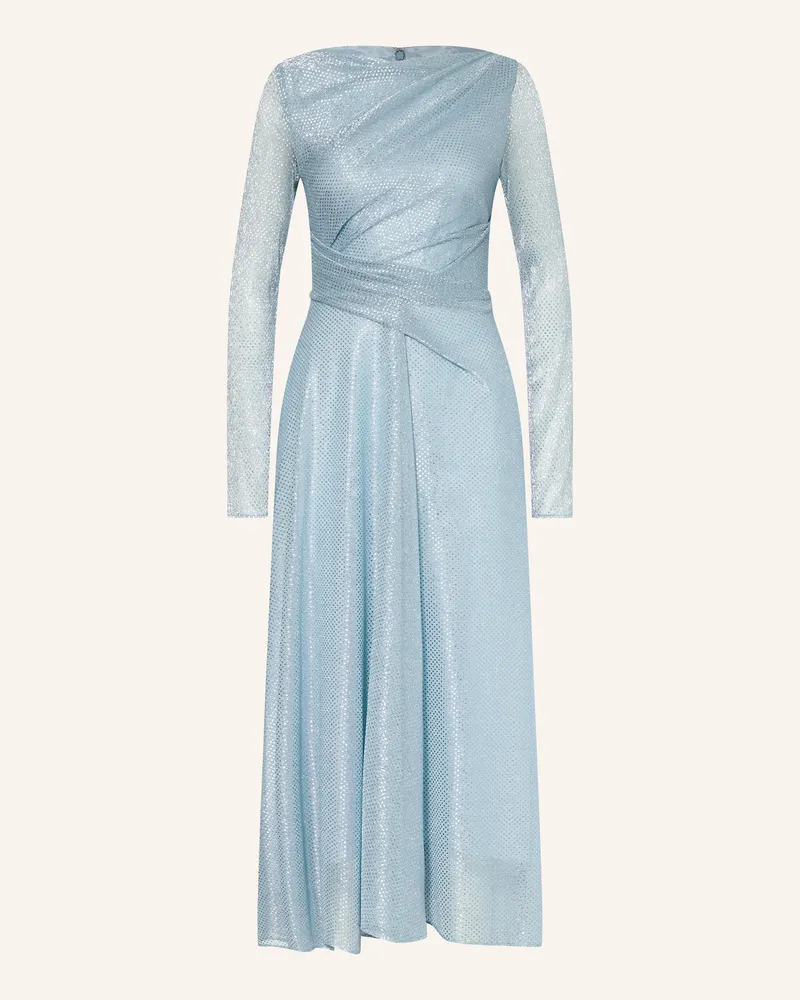 Talbot Runhof Abendkleid blau Hellblau