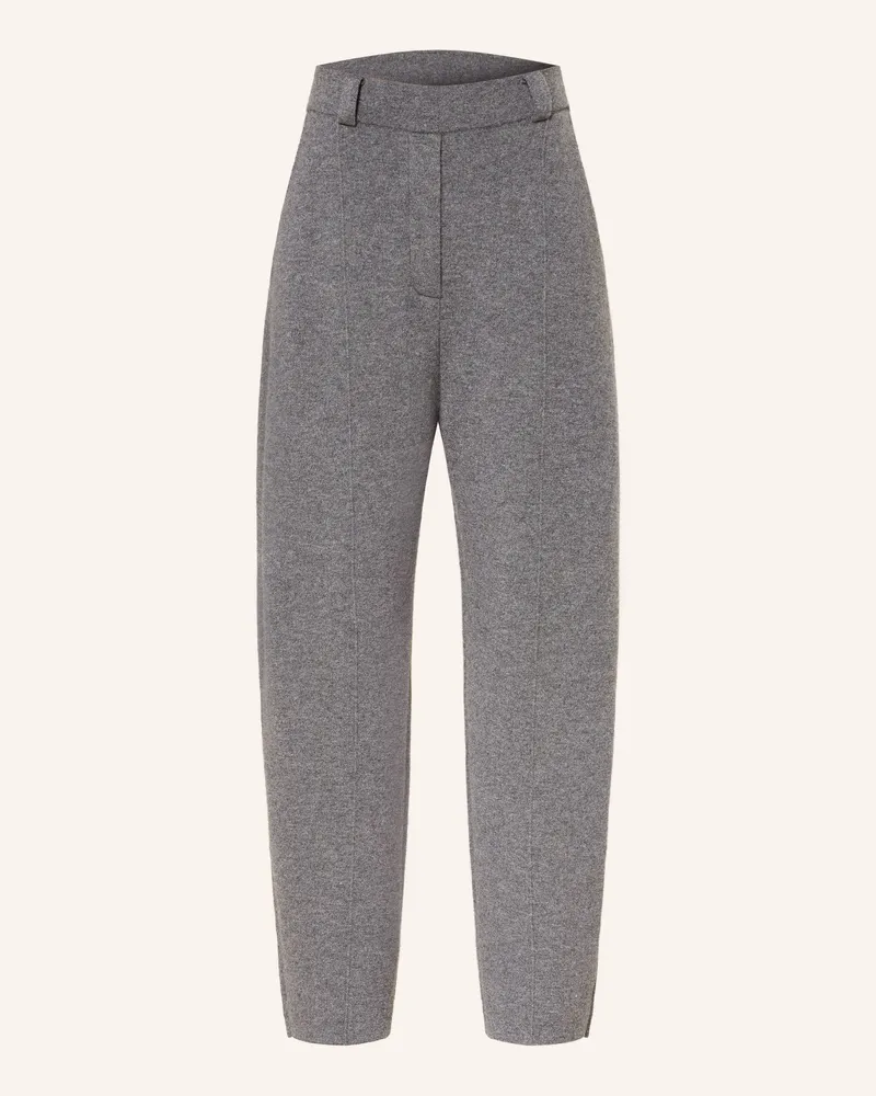 Lisa Yang Strickhose Wrenda Aus Cashmere grau Dunkelgrau