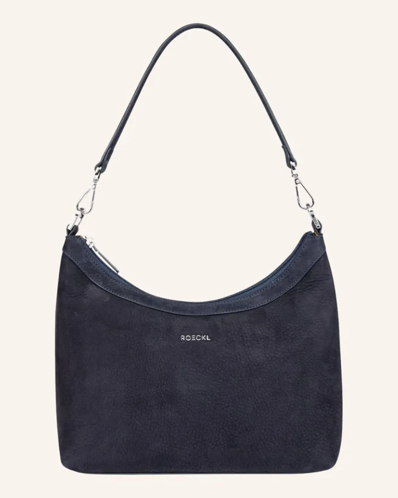 Roeckl Schultertasche DIANA NUBUK SMALL Blau