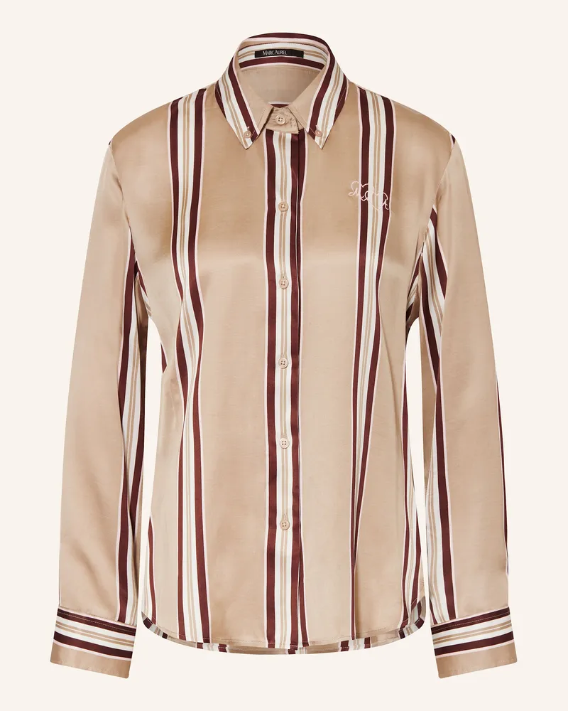 MARC AUREL Hemdbluse Aus Satin beige Beige