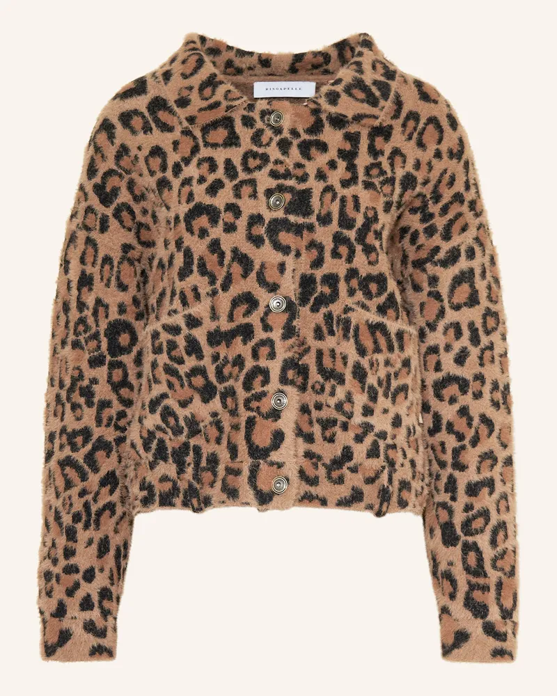 RINO & PELLE Kunstfell-Jacke BUBBLY Braun