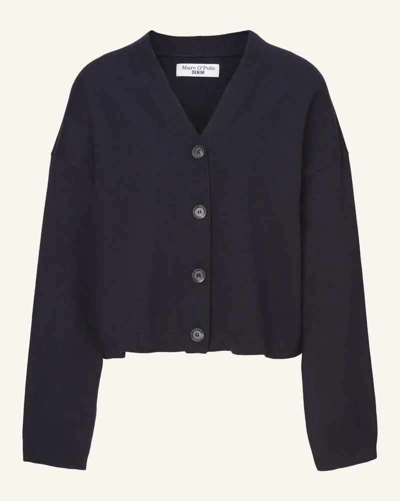 Marc O'Polo Strickpolo blau Dunkelblau