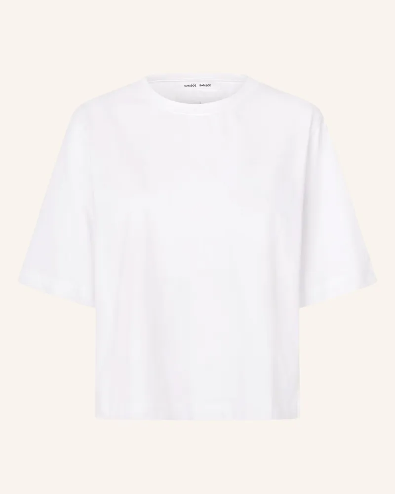Samsøe & Samsøe T-Shirt Saabby weiss Weiss