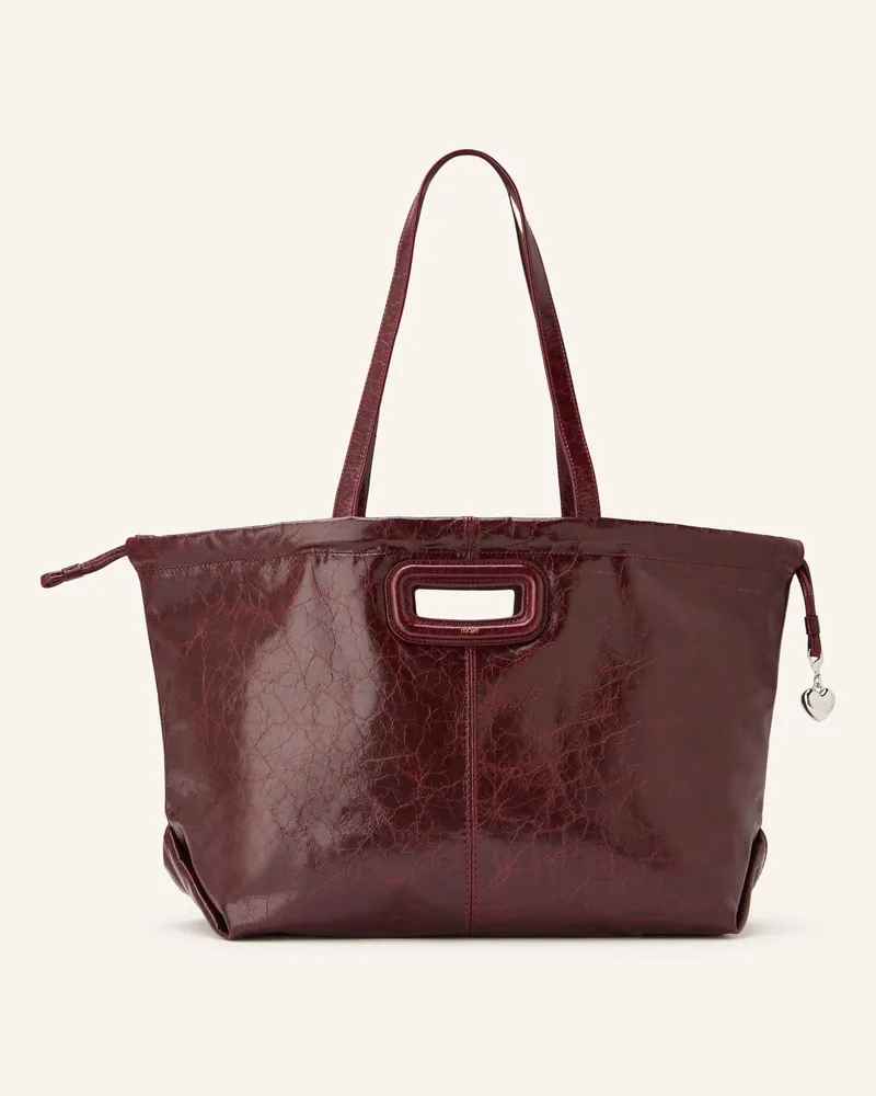 Maje Shopper rot Dunkelrot