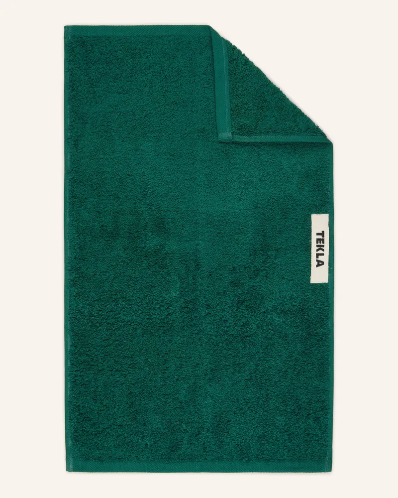 TEKLA Gästehandtuch gruen Teal