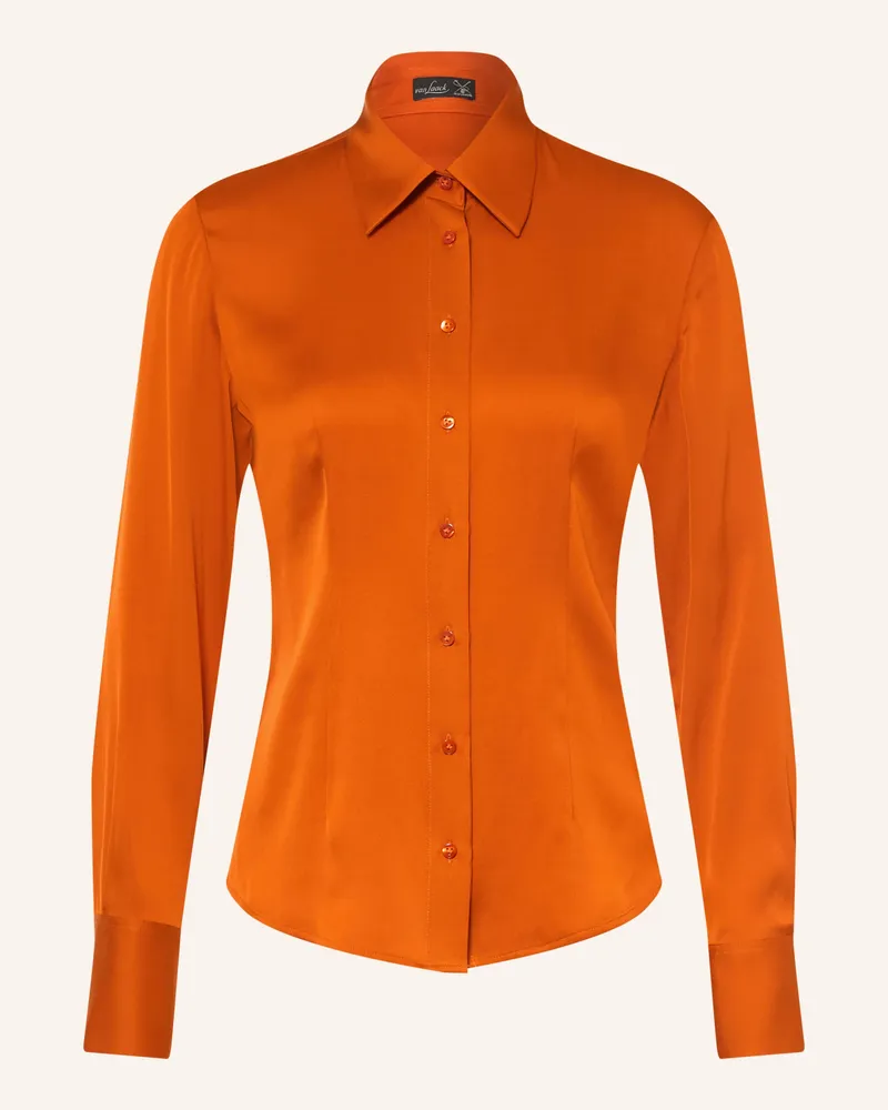 van Laack Hemdbluse Vl-Uliz-Xx Mit Seide orange Dunkelorange