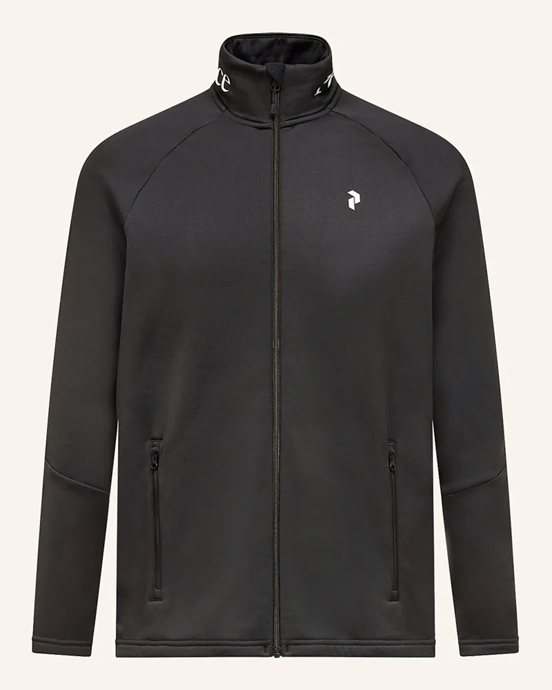 Peak Performance Midlayer-Jacke RIDER ZIP Schwarz