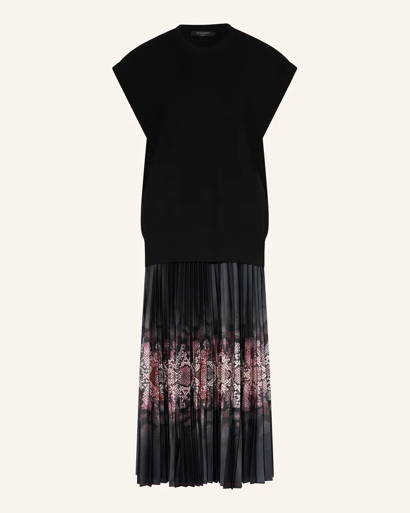 AllSaints Set: Pullunder und Satinkleid HARLEY OPHIS Schwarz