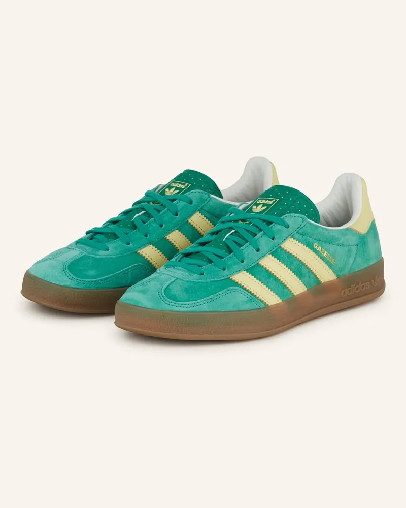 adidas Sneaker GAZELLE INDOOR - GRÜN/ GELB Gruen