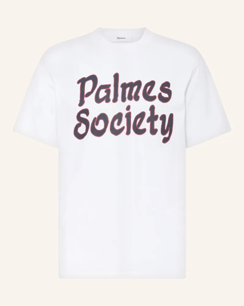 Palmes T-Shirt Society weiss Weiss