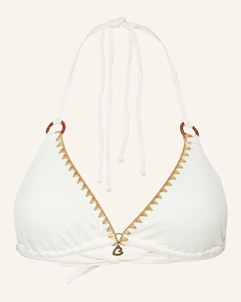 Banana Moon Triangel-Bikini-Top Santafe Yero weiss Ecru