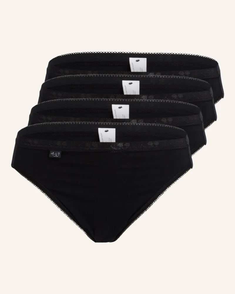 Sloggi 4er-Pack Slips BASIC Schwarz