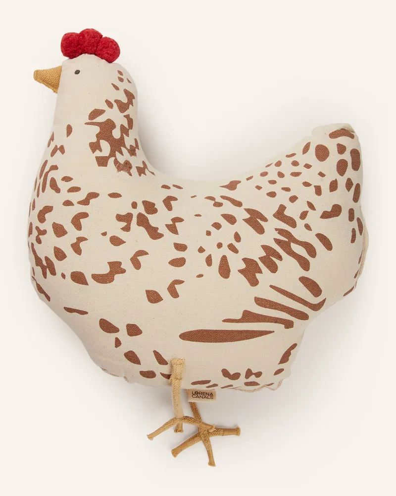 LORENA CANALS Dekokissen CHICKEN Beige