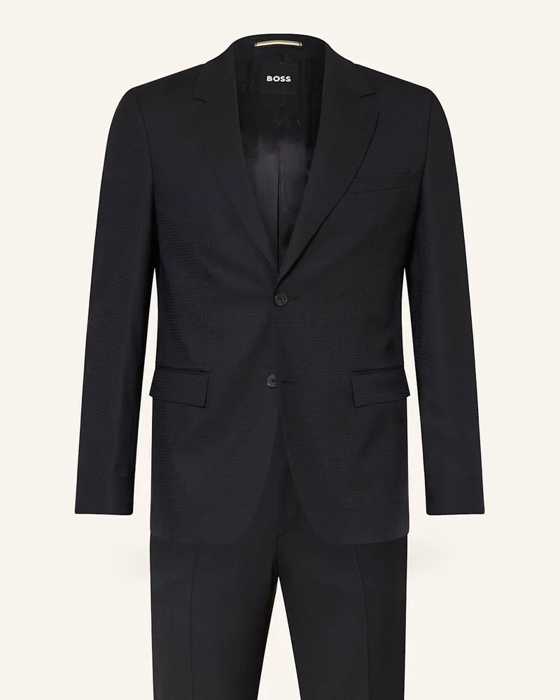 HUGO BOSS Anzug HOUSTON Slim Fit Blau