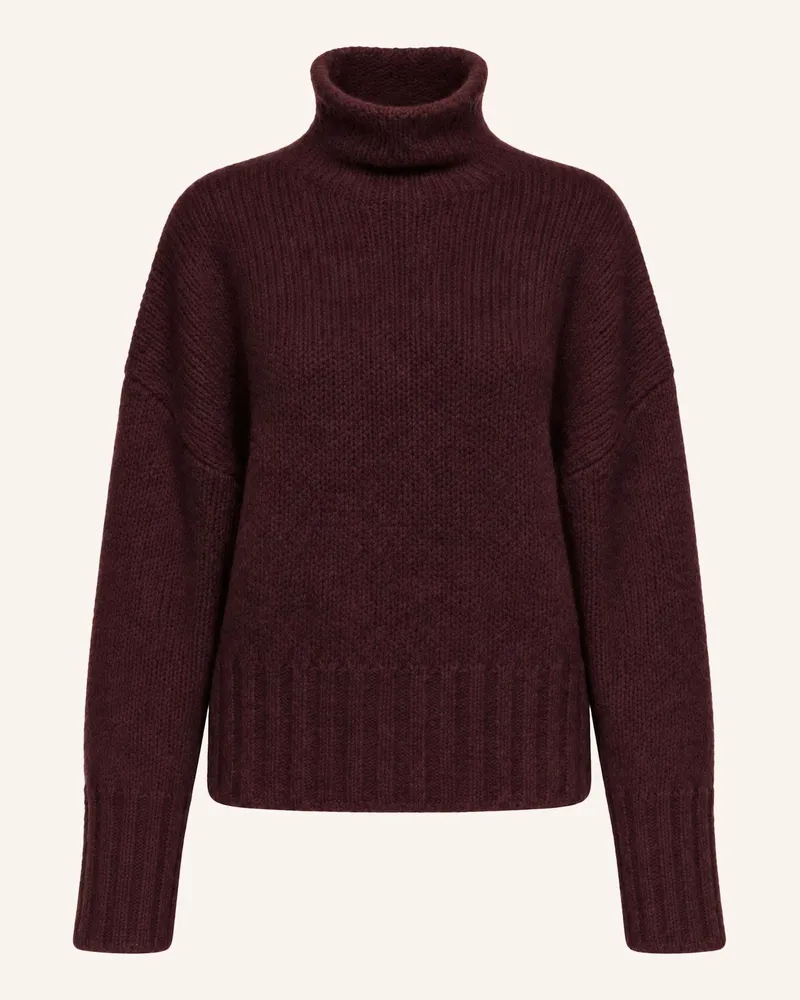 KIEFERMANN Kiefermann Women Rollkragenpullover Aus Kaschmir-Seide Jadille rot Lila