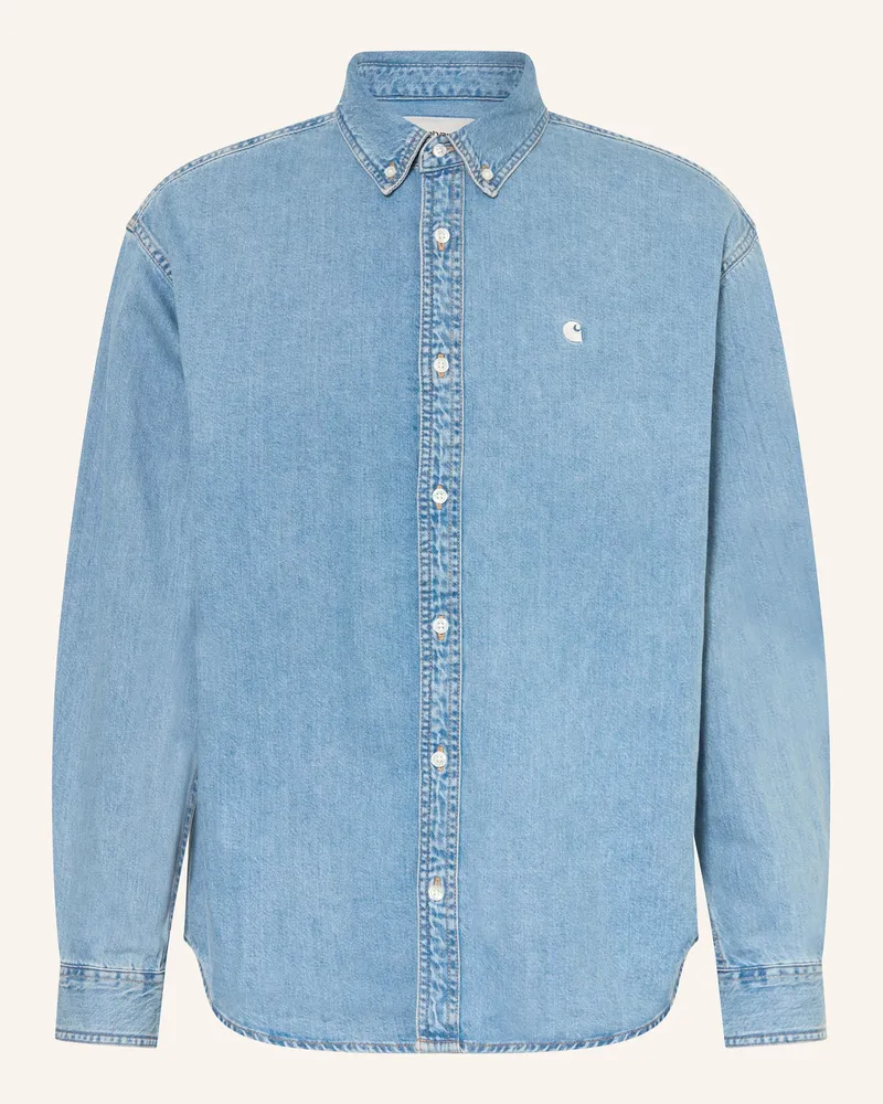 Carhartt WIP Jeanshemd Lucas Comfort Fit blau Hellblau