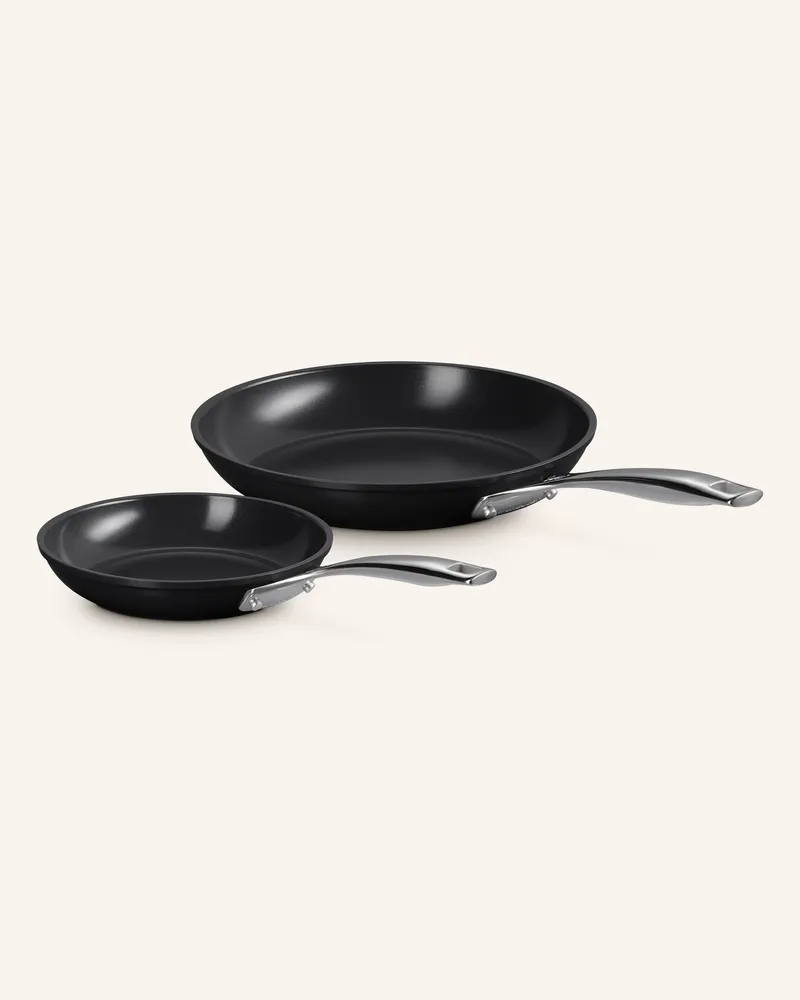 Le Creuset 2er-Set Pfannen silber No