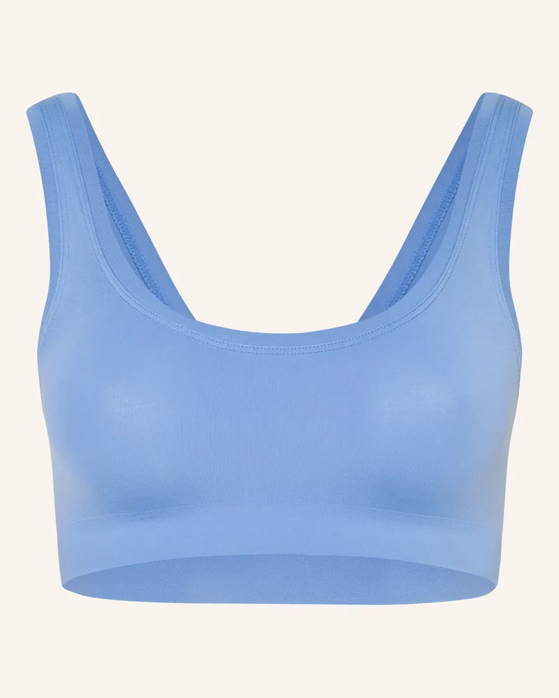 Hanro Bustier Touch Feeling blau Hellblau