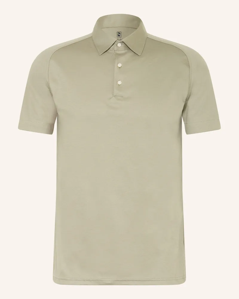 DESOTO Piqué-Poloshirt gruen Oliv