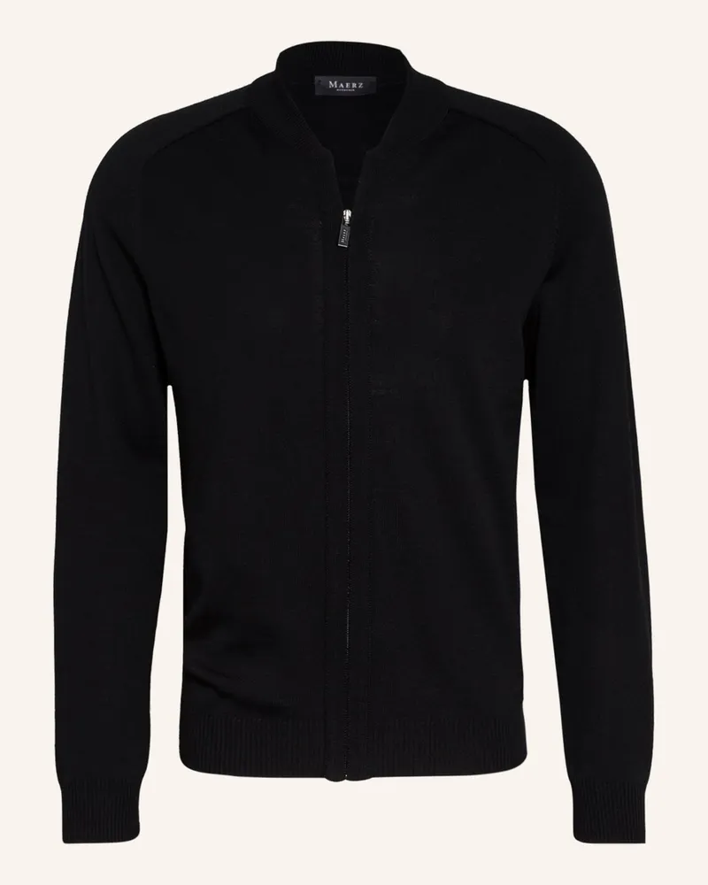 Maerz Strickjacke schwarz Schwarz