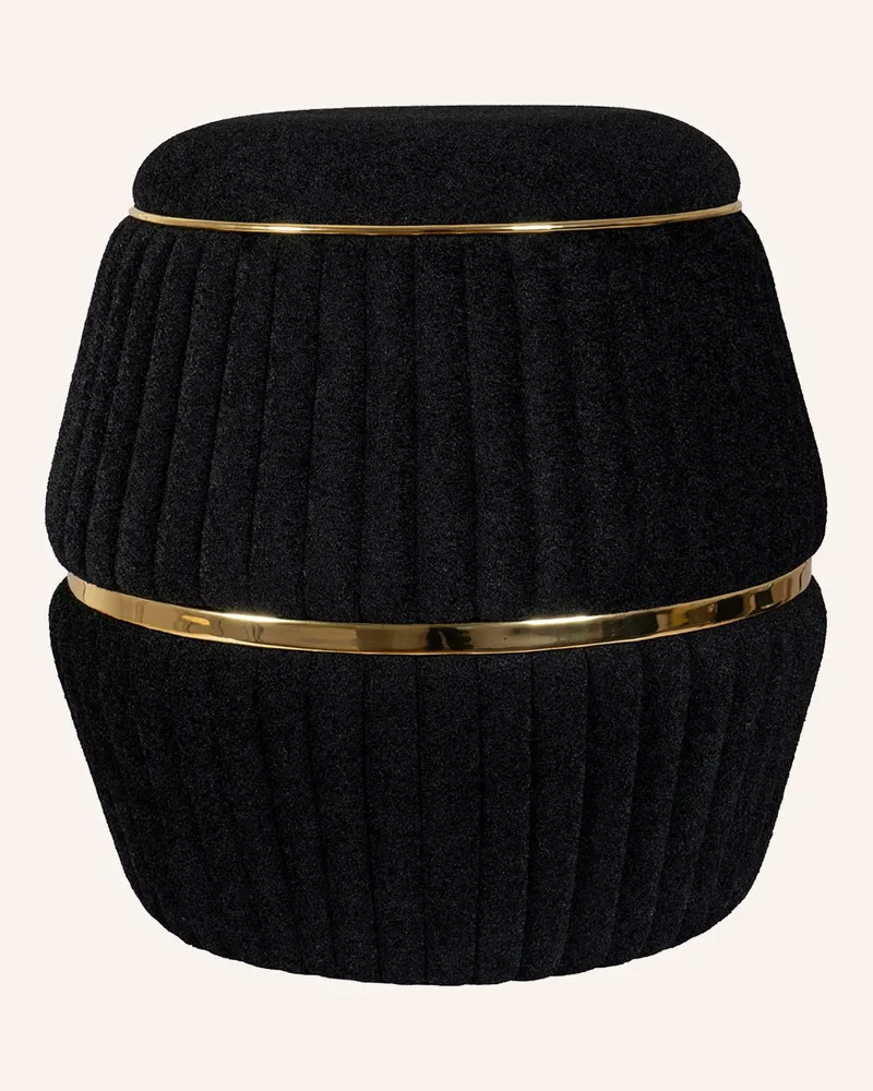 Kayoom Hocker DORIC Schwarz