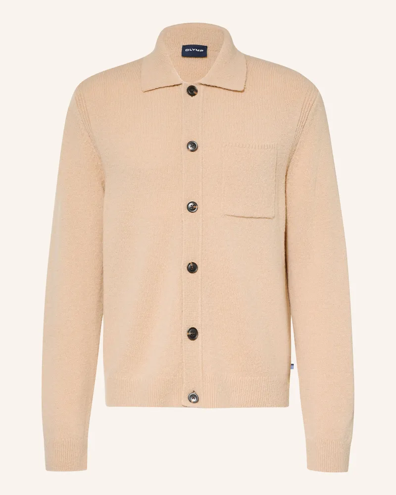 Olymp Strickjacke braun Beige