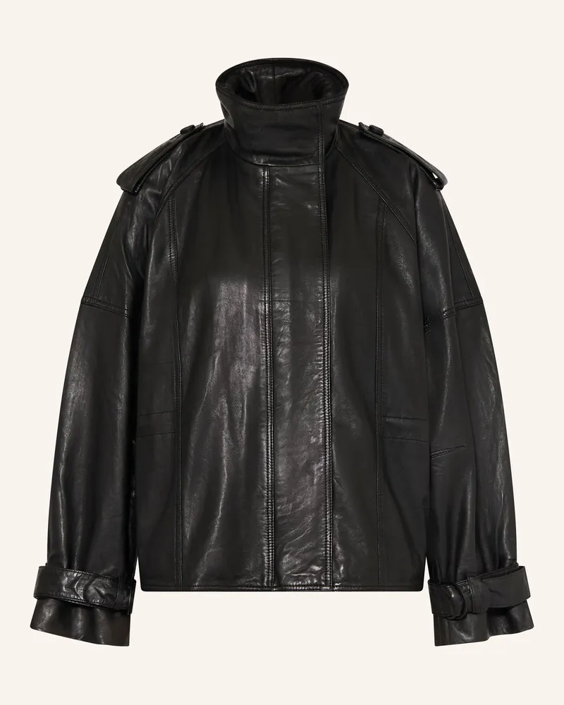 AllSaints Lederjacke SERNE Schwarz