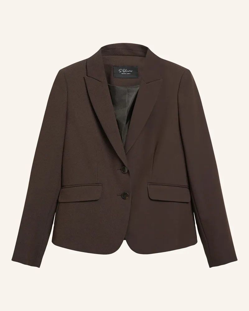 S.Oliver Blazer braun Dunkelbraun