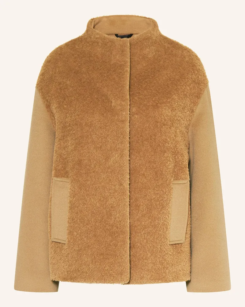 Cinzia Rocca Jacke Mit Alpaka braun Camel