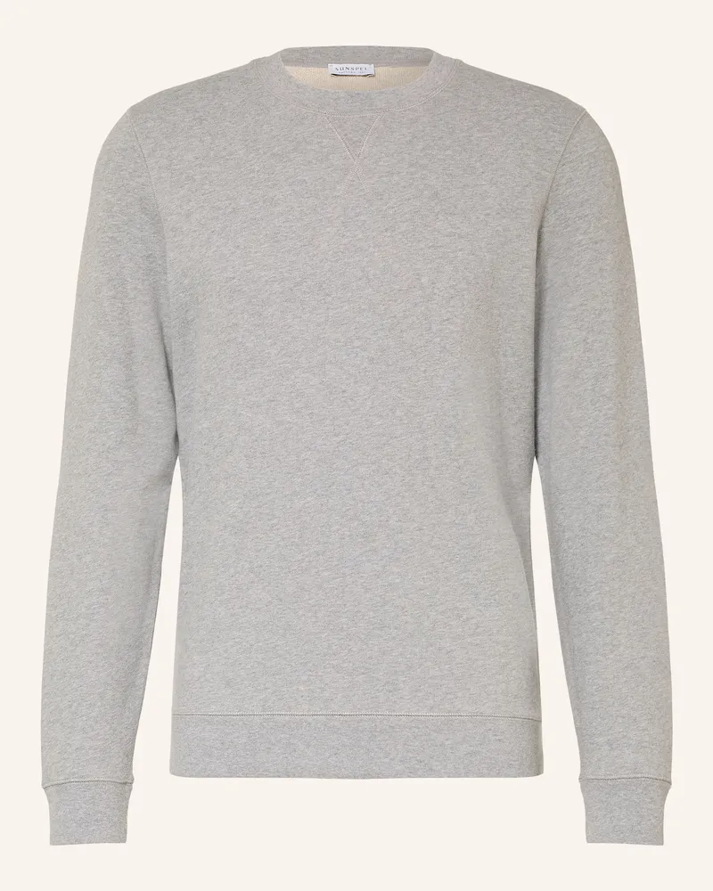 Sunspel Sweatshirt grau Grau