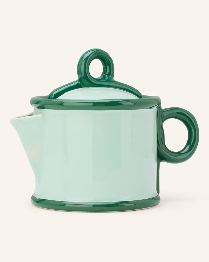 &k amsterdam Teekanne Loop gruen Hellgrün